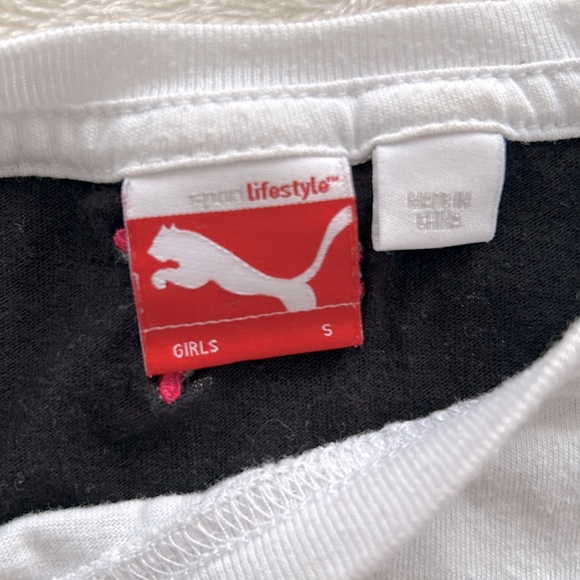 Puma Cat Girl’s T-Shirt Size Small - Picture 3 of 7
